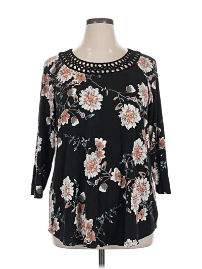 Pre-owned Daniel Rainn 3/4 Sleeve T-shirt In Black