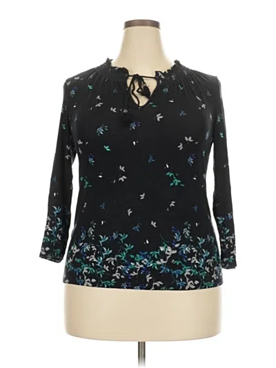 Pre-owned Daniel Rainn 3/4 Sleeve T-shirt In Black