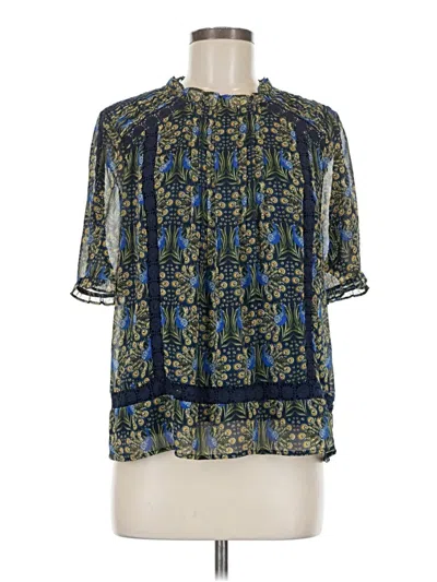 Pre-owned Daniel Rainn 3/4 Sleeve T-shirt In Blue