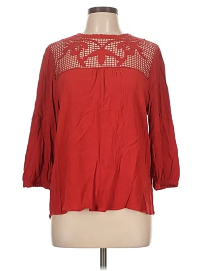 Pre-owned Daniel Rainn 3/4 Sleeve T-shirt In Red