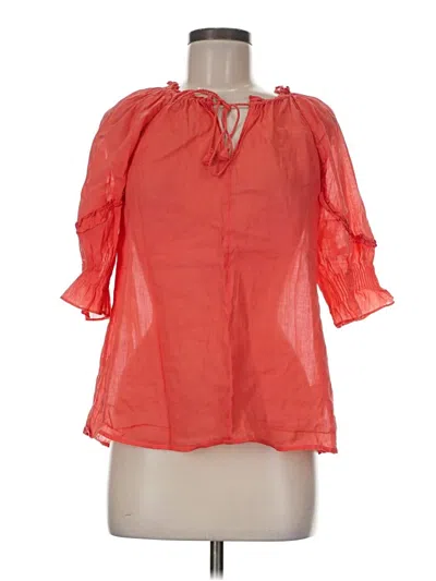 Pre-owned Daniel Rainn 3/4 Sleeve T-shirt In Red