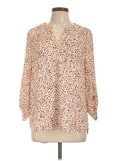 Pre-owned Daniel Rainn 3/4 Sleeve T-shirt In Tan