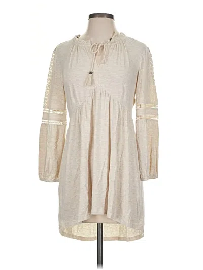 Pre-owned Daniel Rainn 3/4 Sleeve T-shirt In Tan