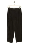 Daniel Rainn Barrel Leg Crop Pants In Black