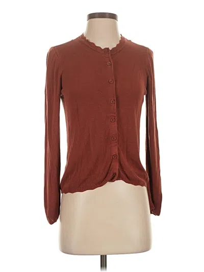 Pre-owned Daniel Rainn Cardigan Sweater In Brown