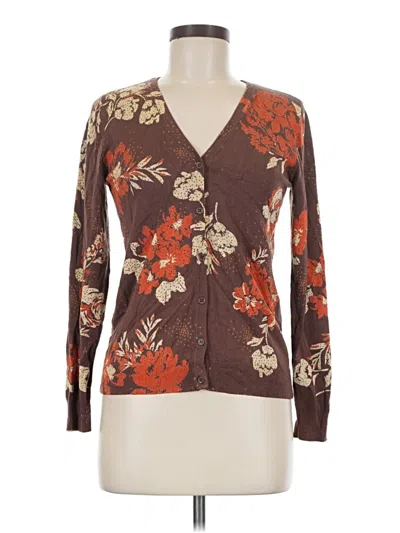 Pre-owned Daniel Rainn Cardigan Sweater In Brown