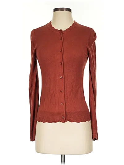 Pre-owned Daniel Rainn Cardigan Sweater In Brown