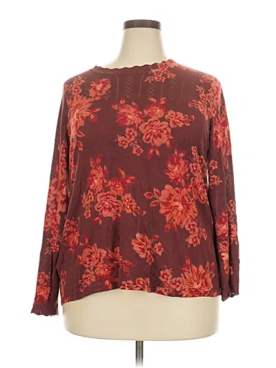 Pre-owned Daniel Rainn Cardigan Sweater In Burgundy