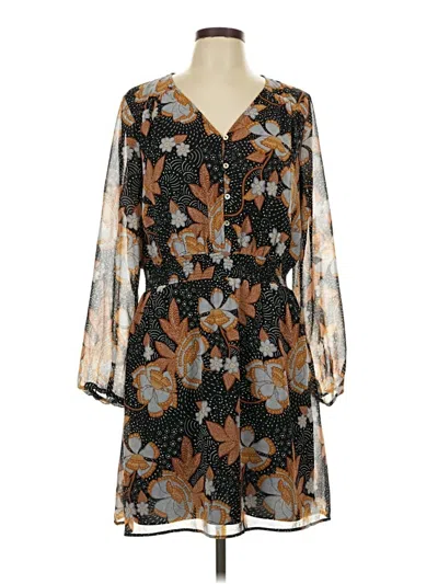 Pre-owned Daniel Rainn Casual Dress In Brown