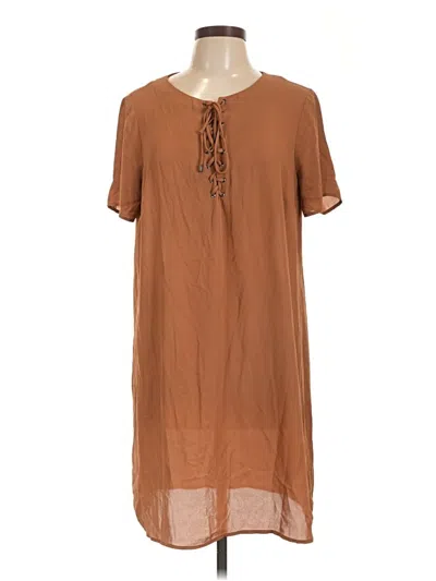 Pre-owned Daniel Rainn Casual Dress In Brown