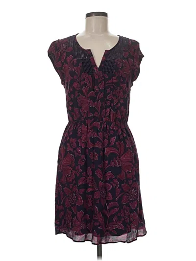 Pre-owned Daniel Rainn Casual Dress In Burgundy