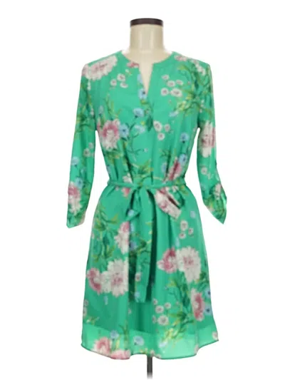 Pre-owned Daniel Rainn Casual Dress In Green