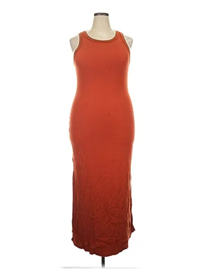 Pre-owned Daniel Rainn Casual Dress In Orange