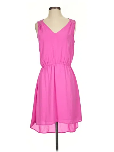 Pre-owned Daniel Rainn Casual Dress In Pink