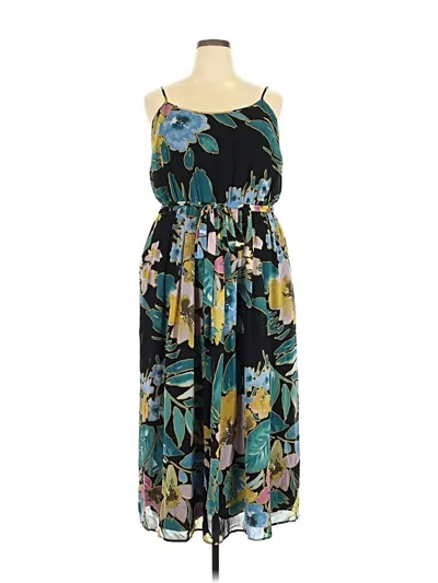 Pre-owned Daniel Rainn Casual Dress In Teal