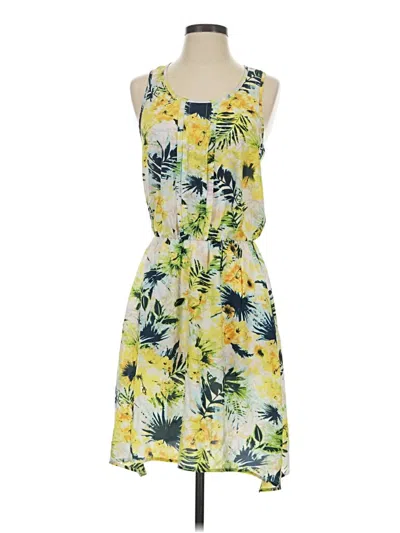 Pre-owned Daniel Rainn Casual Dress In Yellow