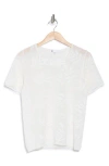 Daniel Rainn Cotton Jacquard Short Sleeve Sweater