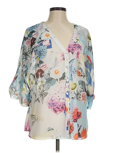 Pre-owned Daniel Rainn Kimono In Ivory