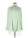 Daniel Rainn Long Sleeve Blouse In Green