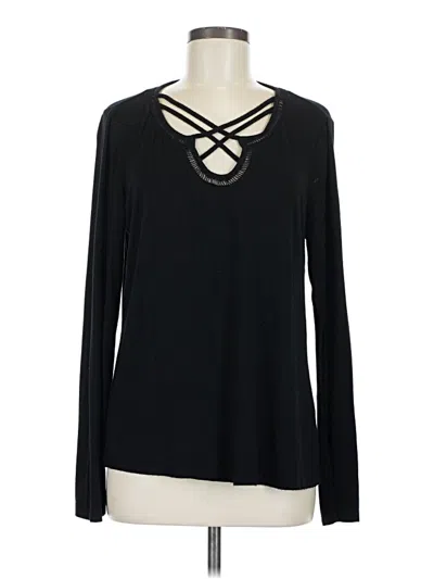 Pre-owned Daniel Rainn Long Sleeve T-shirt In Black