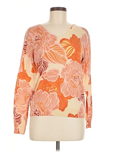 Pre-owned Daniel Rainn Long Sleeve T-shirt In Orange