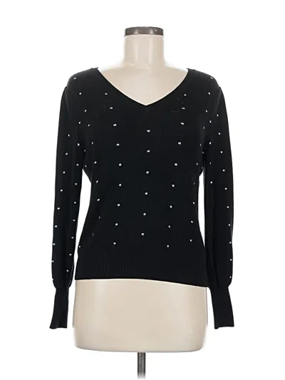 Pre-owned Daniel Rainn Pullover Sweater In Black