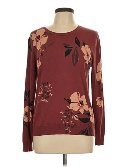 Pre-owned Daniel Rainn Pullover Sweater In Burgundy