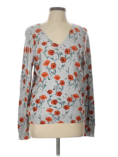 Pre-owned Daniel Rainn Pullover Sweater In Silver