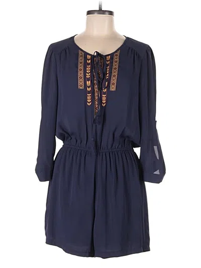 Pre-owned Daniel Rainn Romper In Blue