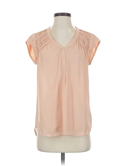 Pre-owned Daniel Rainn Short Sleeve Blouse In Pink