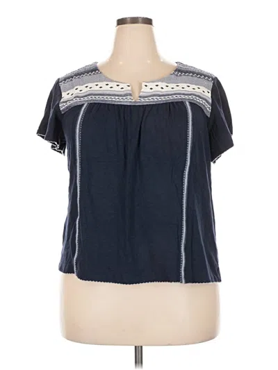 Pre-owned Daniel Rainn Short Sleeve T-shirt In Blue