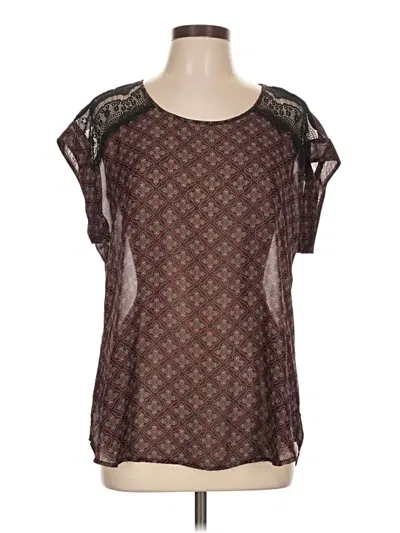 Pre-owned Daniel Rainn Short Sleeve T-shirt In Brown
