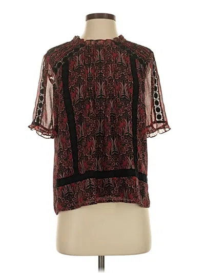 Pre-owned Daniel Rainn Short Sleeve T-shirt In Burgundy