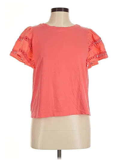 Pre-owned Daniel Rainn Short Sleeve T-shirt In Orange