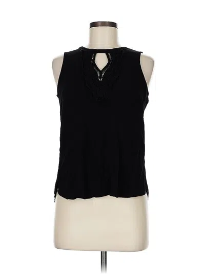 Pre-owned Daniel Rainn Sleeveless Blouse In Black