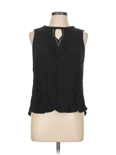 Pre-owned Daniel Rainn Sleeveless Blouse In Black