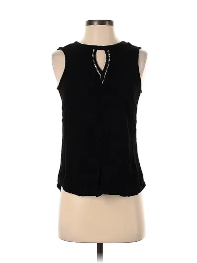 Pre-owned Daniel Rainn Sleeveless Blouse In Black