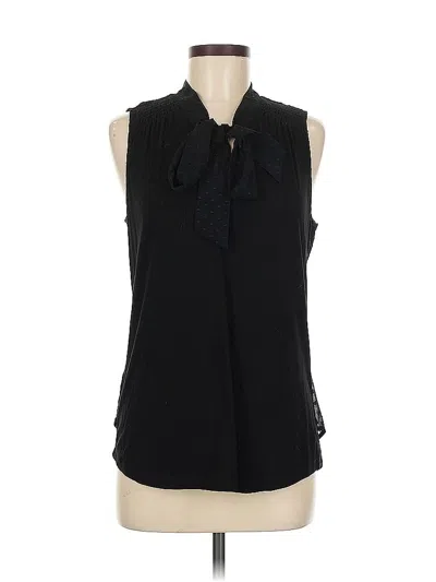 Pre-owned Daniel Rainn Sleeveless Blouse In Black