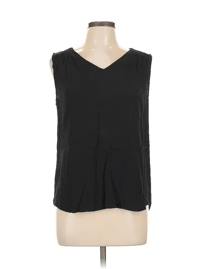 Pre-owned Daniel Rainn Sleeveless Blouse In Black