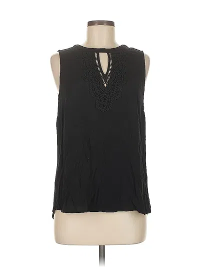 Pre-owned Daniel Rainn Sleeveless Blouse In Black