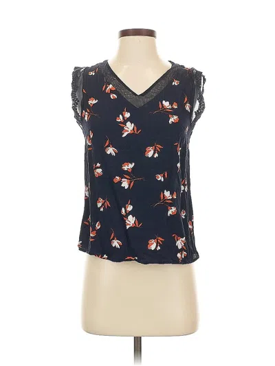 Pre-owned Daniel Rainn Sleeveless Blouse In Black