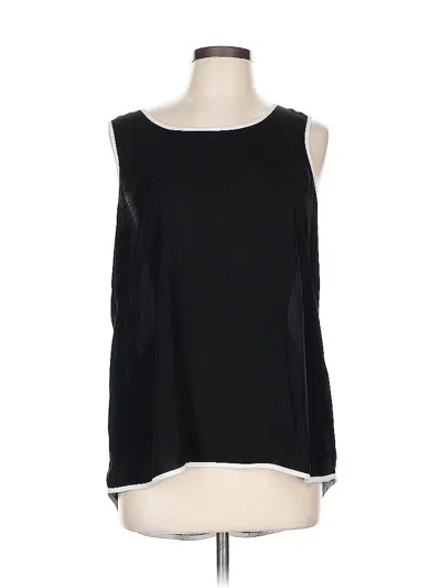Pre-owned Daniel Rainn Sleeveless Blouse In Black