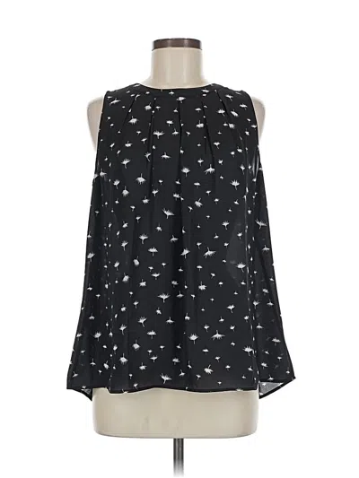 Pre-owned Daniel Rainn Sleeveless Blouse In Black