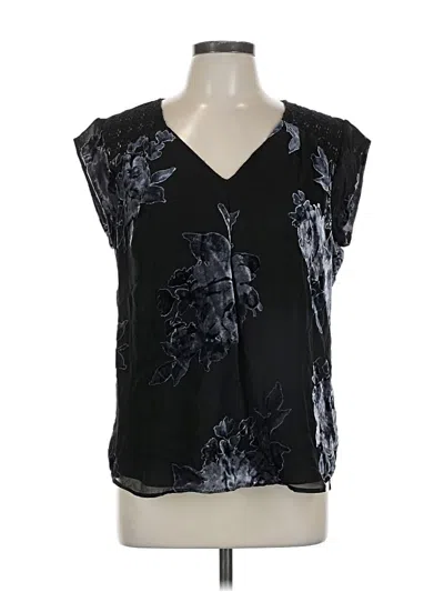 Pre-owned Daniel Rainn Sleeveless Blouse In Black