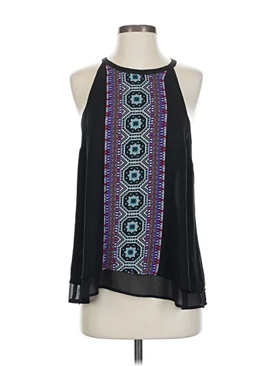 Pre-owned Daniel Rainn Sleeveless Blouse In Black