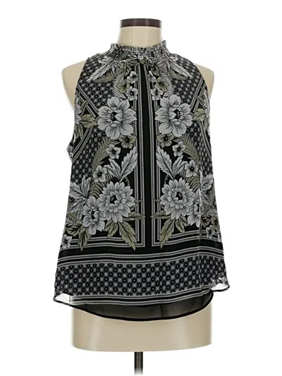 Pre-owned Daniel Rainn Sleeveless Blouse In Black