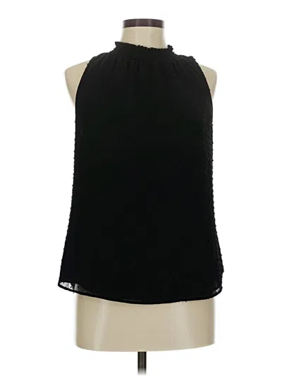 Pre-owned Daniel Rainn Sleeveless Blouse In Black