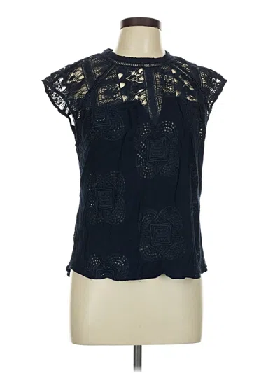 Pre-owned Daniel Rainn Sleeveless Blouse In Black