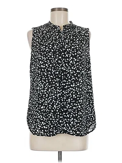 Pre-owned Daniel Rainn Sleeveless Blouse In Black
