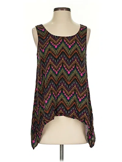 Pre-owned Daniel Rainn Sleeveless Blouse In Black